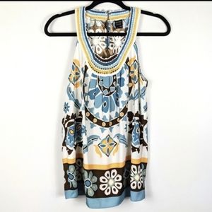 Floral Tank Top w/POCKETS!  size S